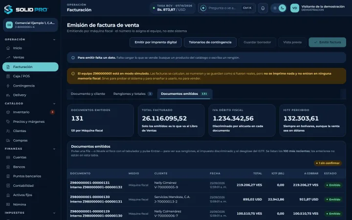 ERP y facturación fiscal